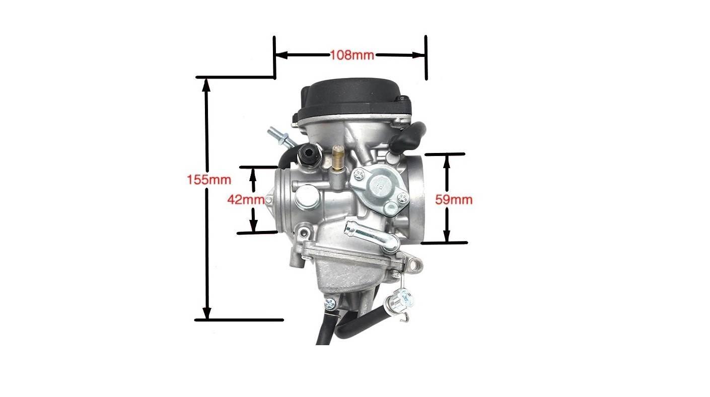 Gaźnik Pd36j Kawasaki Kfx400 Klf400 Ks | PF 12 164 0049 - zdjęcie 4