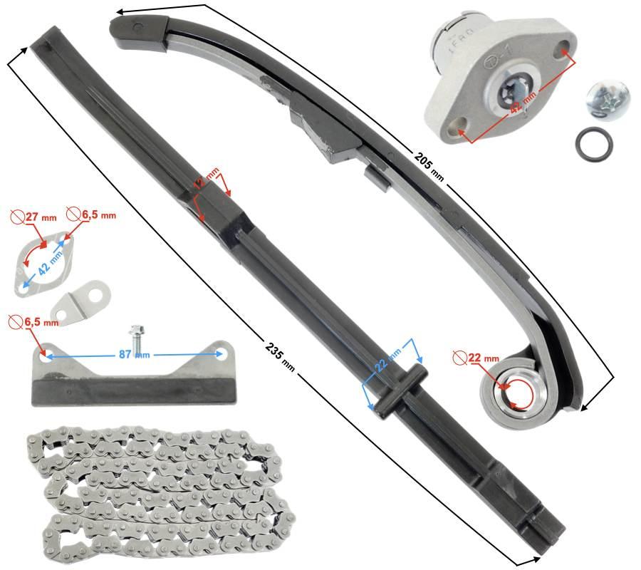 Rozrząd komplet voge 125r | RORVOG007