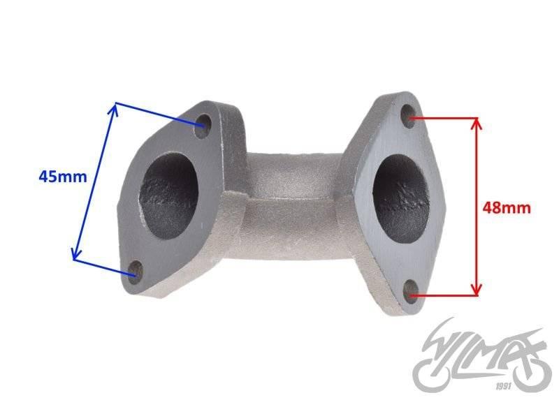 Króciec gaźnika mini cross 125cc 4t | ZE3051B - zdjęcie 2