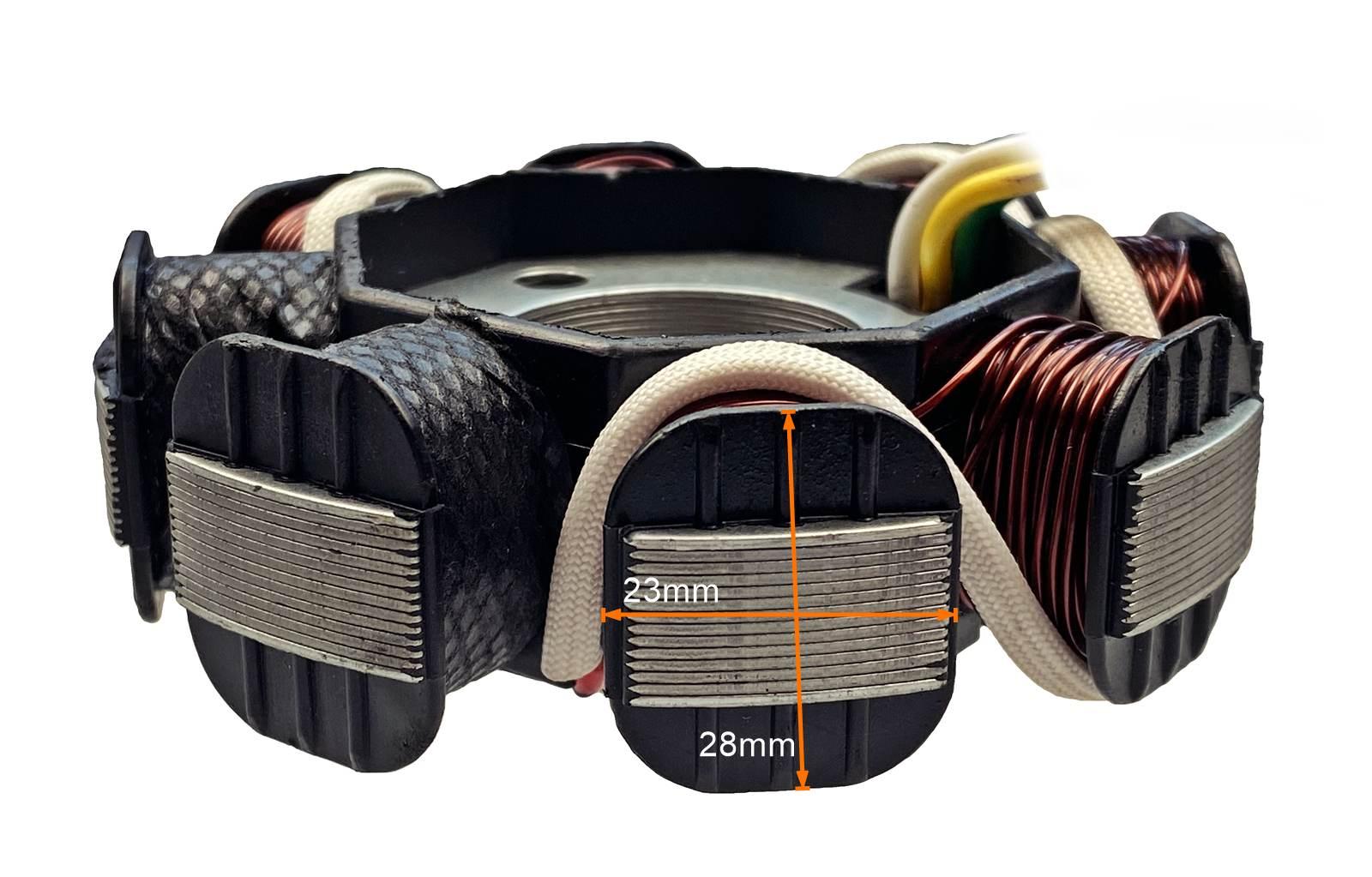Cewki Iskrownika Stator 8-Zwojowe 2 Nieuzw 3pi MotoGeneric - zdjęcie 5