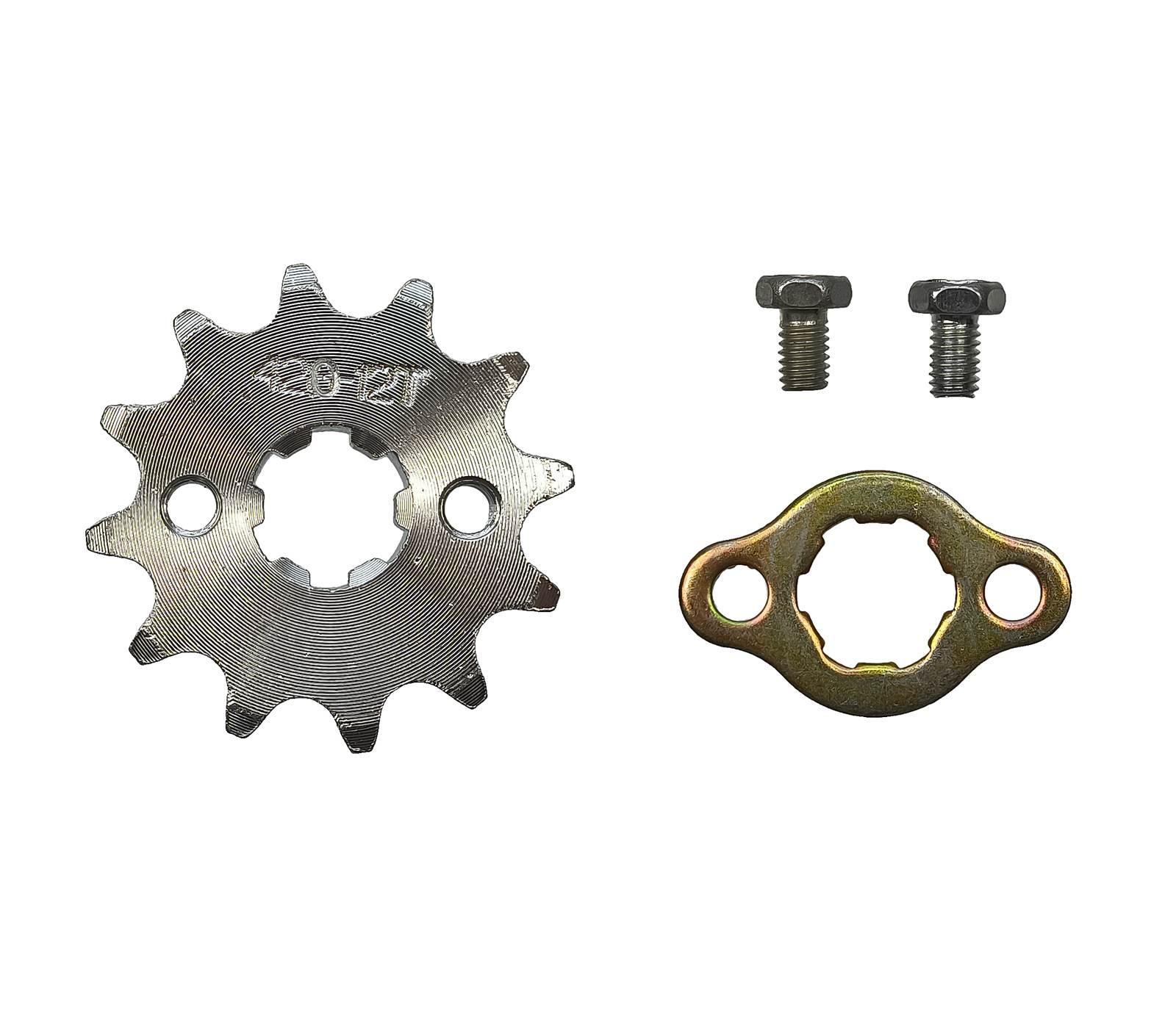 Zębatka Przód 420-12 Z Zabezpieczenie Śr.17mm MotoGeneric