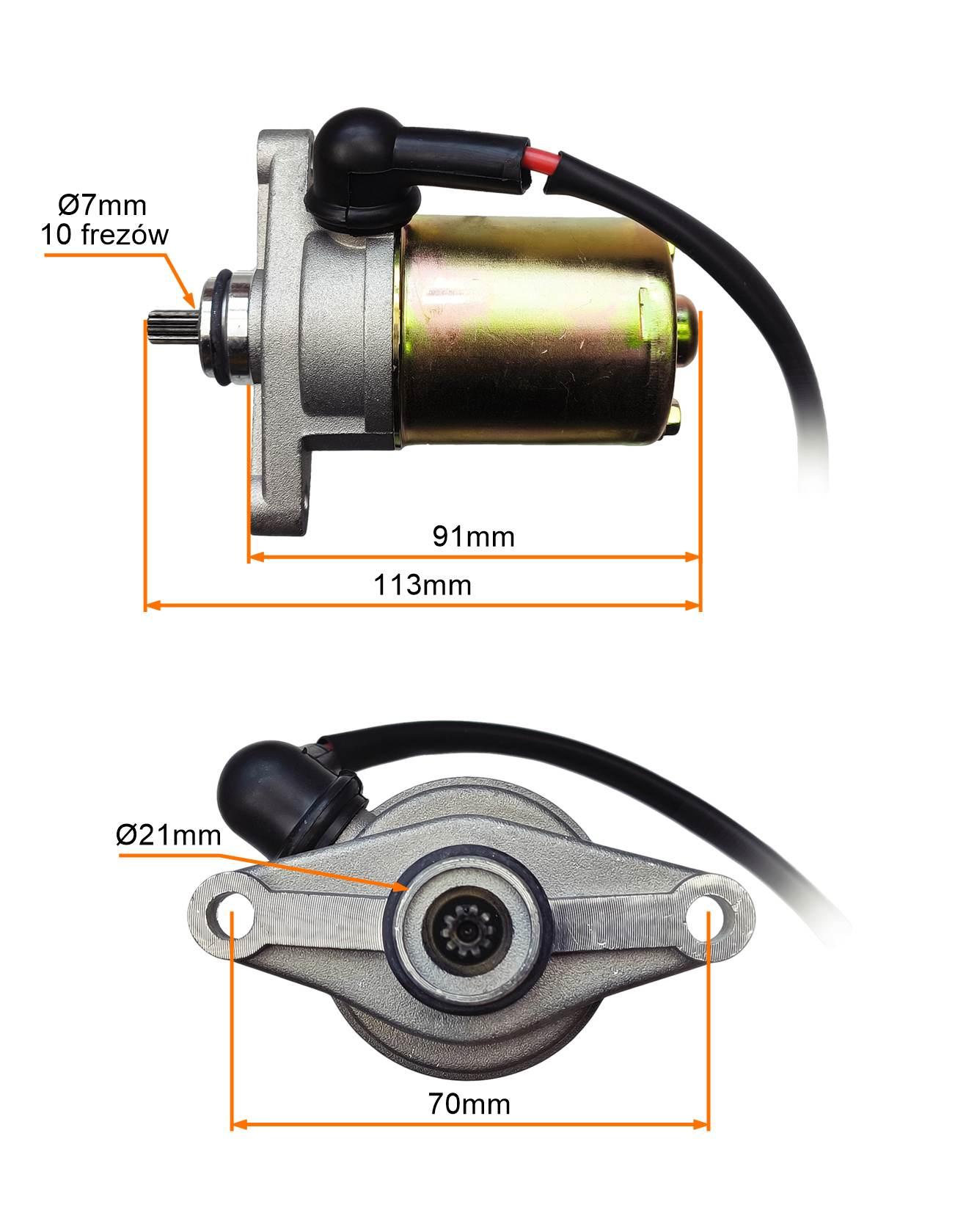 Rozrusznik silnika 4t 139qmb | 139E1102C - zdjęcie 2