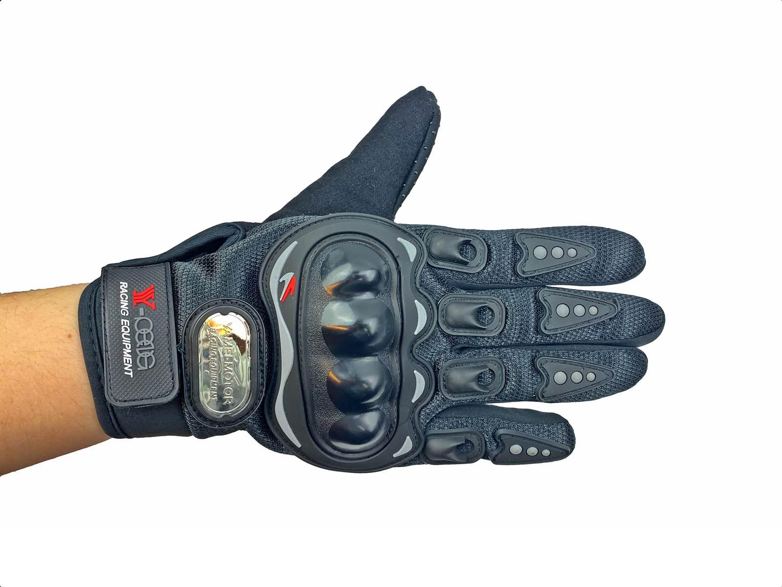 Rękawice Motocyklowe Wzmocnione Czarne Xl MotoGeneric