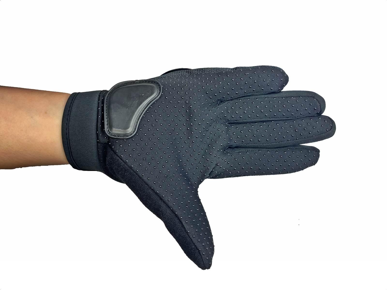 Rękawice Motocyklowe Wzmocnione Czarne Xl MotoGeneric - zdjęcie 2