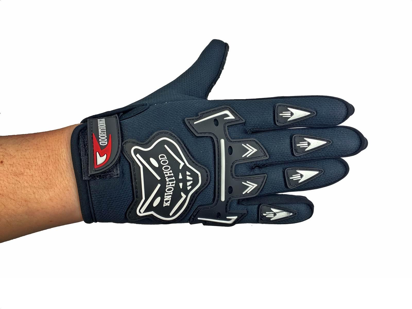 Rękawice Dziecięce Czarne L MotoGeneric | YM888-BL