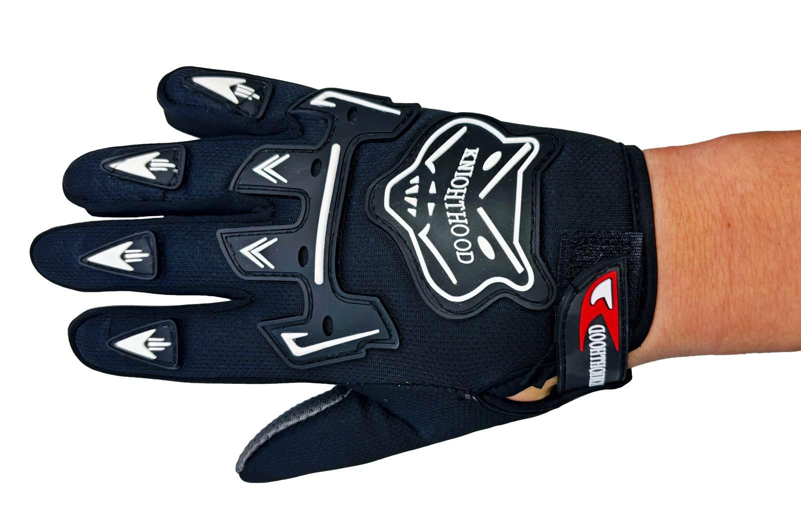 Rękawice Dziecięce Czarne M MotoGeneric | YM888-BM