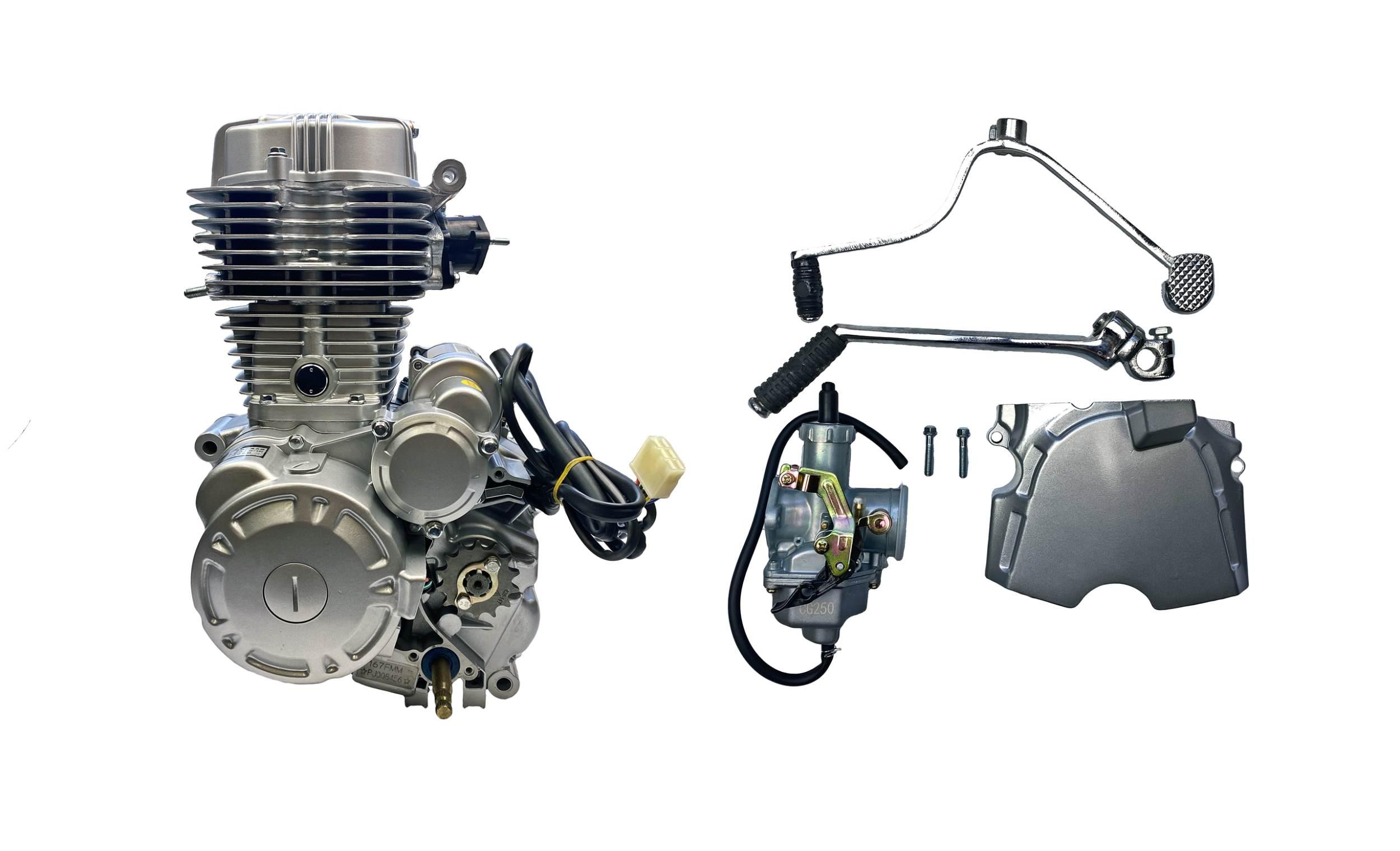 Silnik Kpl Cg 250ccm 167fmm Pionowy 5 Bieg Manual MotoGeneric