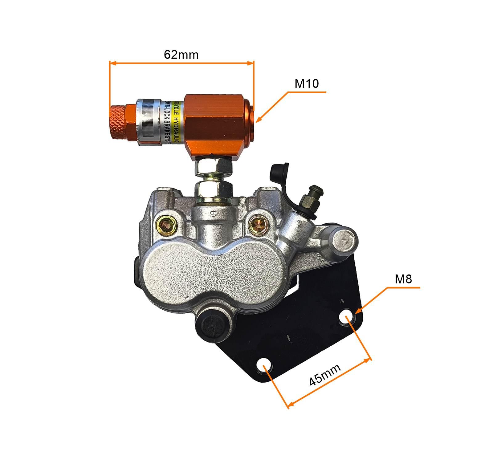 Zacisk Hamulcowy Przód 4t Gy6 125cc Z Abs MotoGeneric - zdjęcie 6