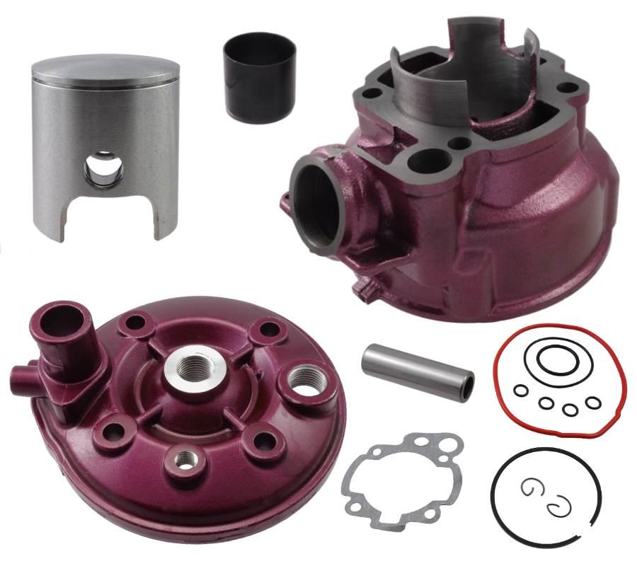 Cylinder i głowica 2t 90cc am6 fioletowe - zdjęcie 2