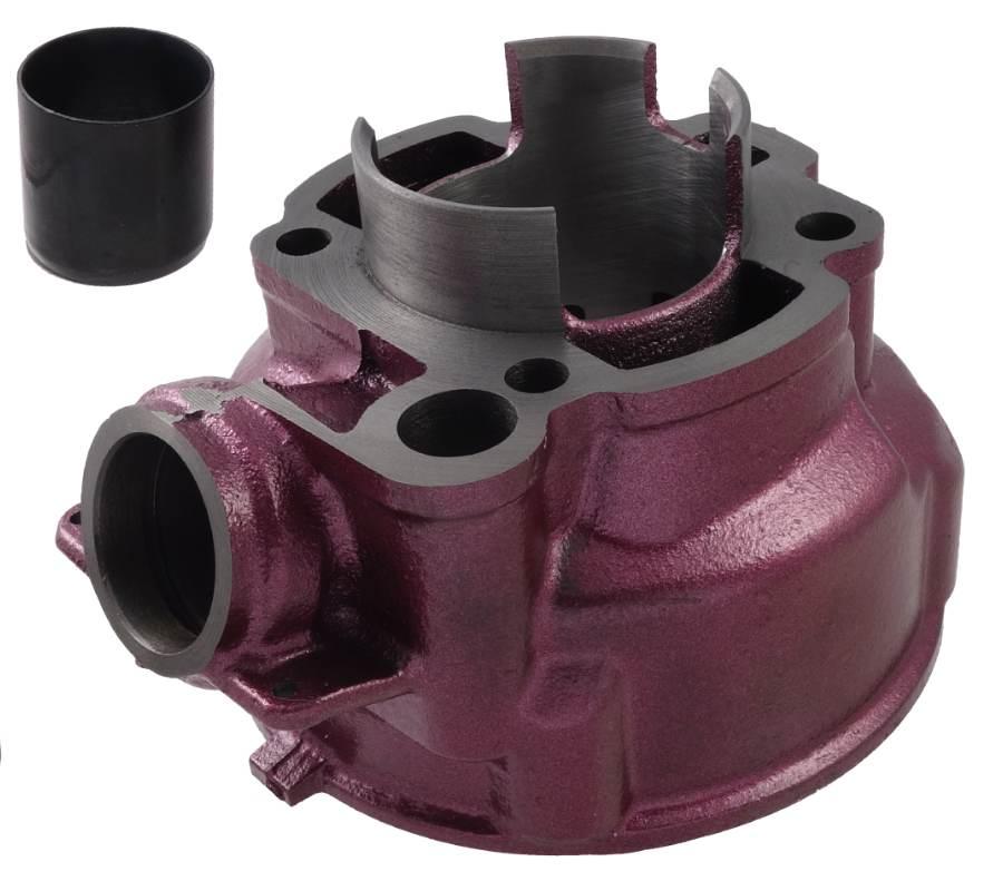 Cylinder i głowica 2t 90cc am6 fioletowe - zdjęcie 3