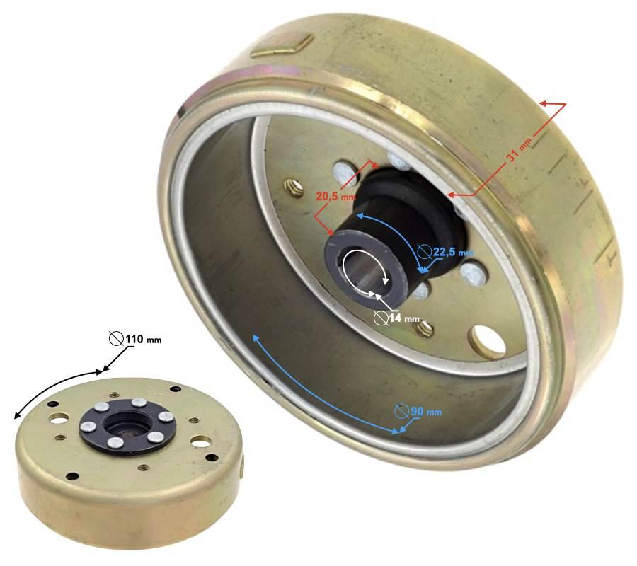 Magneto skuter 50cc 4t | MAGSKHU50504TTTA000