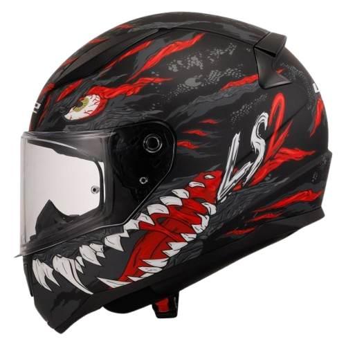 Kask Ls2 Ff353 Rapid Ii Kaiju M.blRed White-06 L - zdjęcie 4