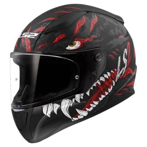 Kask Ls2 Ff353 Rapid Ii Kaiju M.blRed White-06 L
