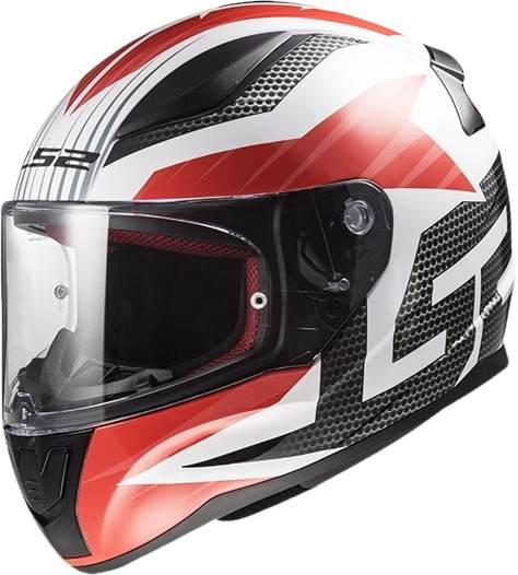 Kask Ls2 Ff353 Rapid Ii Grid White Red-06 M