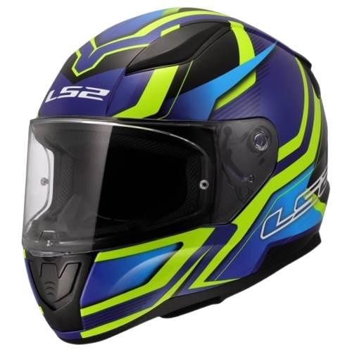 Kask Ls2 Ff353 Rapid Ii Flitz H-V YelBlue-06 M
