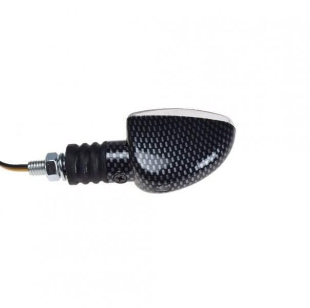 Kierunkowskaz Owal Jasna Carbon Prawy P12V23W Ec - zdjęcie 2