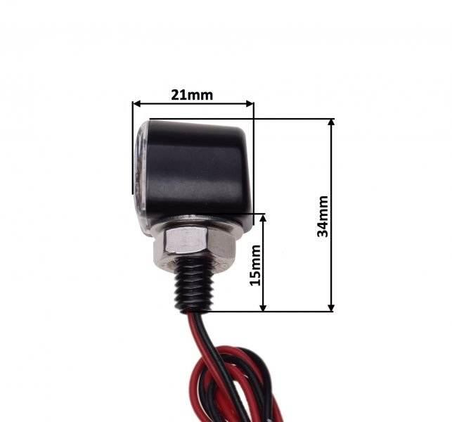 Kierunkowskaz Mini Czarny Diody Led | AM1494 - zdjęcie 4