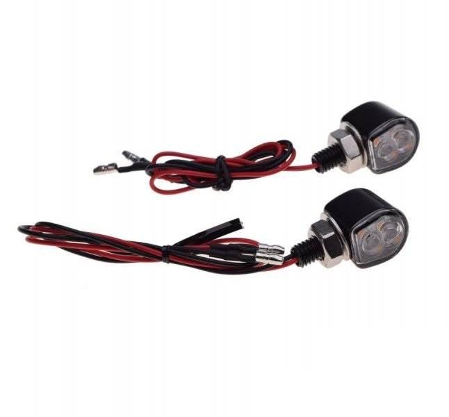 Kierunkowskaz Mini Czarny Diody Led | AM1494