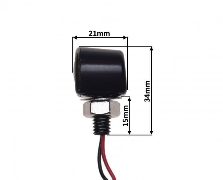 Kierunkowskaz Mini Czarny Diody Led | AM1495B - zdjęcie 4