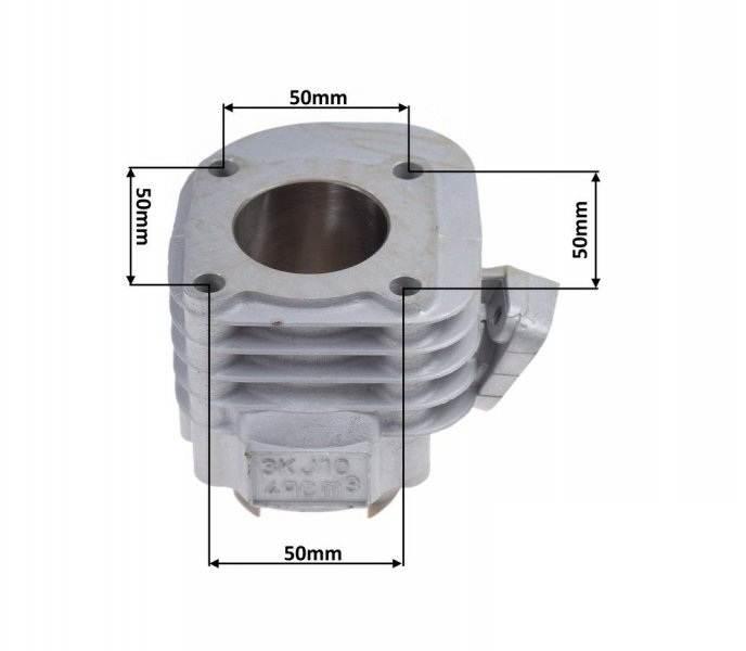 Cylinder Do Yamaha Jog Kpl 3Kj Fi 40Mm Ceramiczny - zdjęcie 3