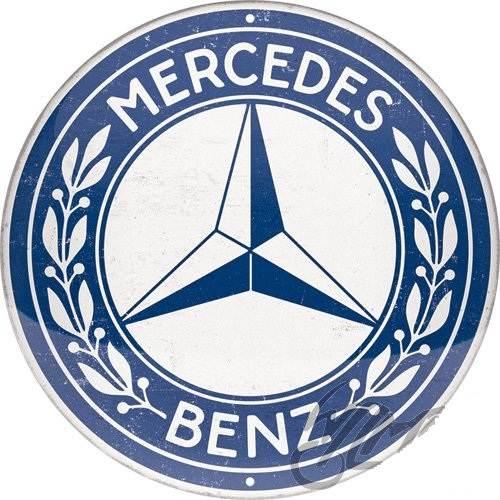 Plakat Okrągły 35Cm Mercedes Benz 25105 | NAR25105