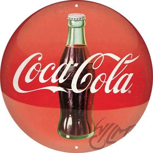 Plakat Okrągły 35Cm Coca-Cola 25107 | NAR25107