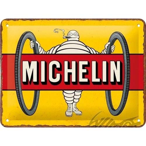 Tablica Plakat 15X20 Michelin Tyres Yellow 26299