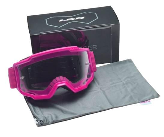 Gogle Ls2 Charger Różowe Clear Visor | AK7202001044