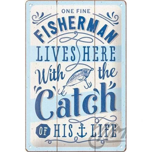 Tablica Plakat 20X30 Fisherman Catch 22417