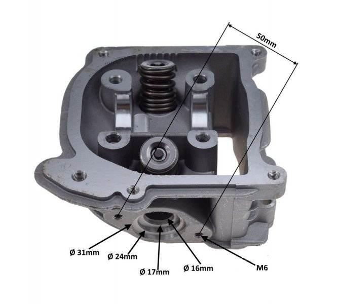 Głowica Cylindra 50 Cc 4T Kpl Euro 4 | ZD0042C - zdjęcie 3