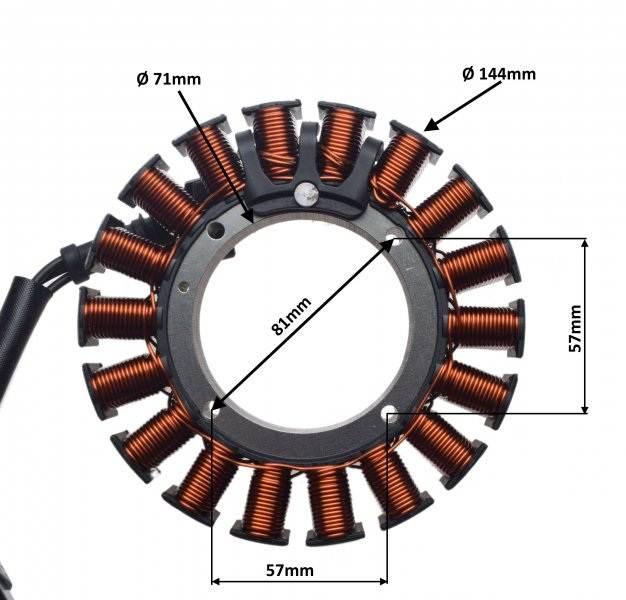 Stator Cewek Do Harley Davidson 30017-07 - zdjęcie 2