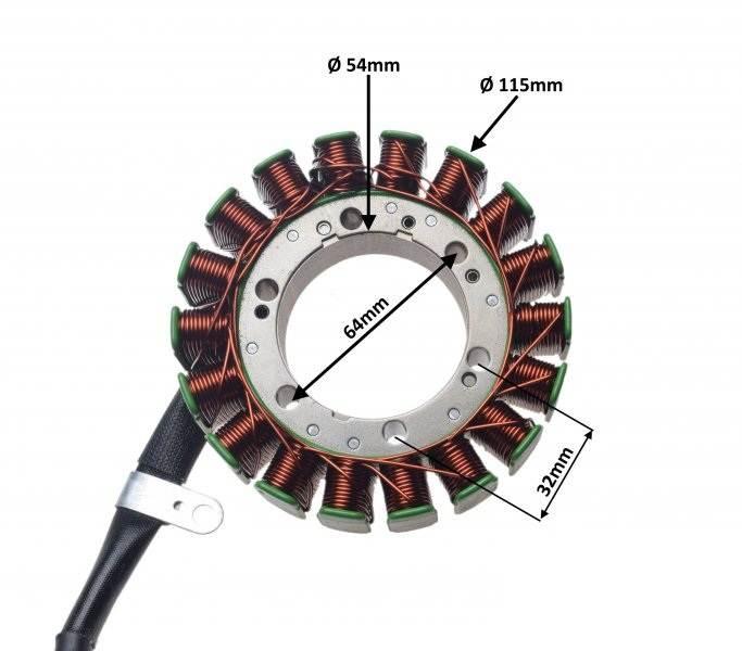 Stator 18 Cewek Do Harley Davidson 30734-04K - zdjęcie 2