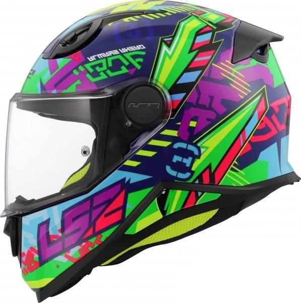 Kask Ls2 Ff812 Kid Svent Blue Green M | AK1681223604