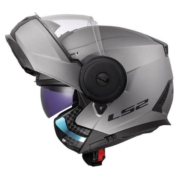Kask Ls2 Ff902 Scope Ii Solid Titanium 3Xl Pnlck - zdjęcie 3