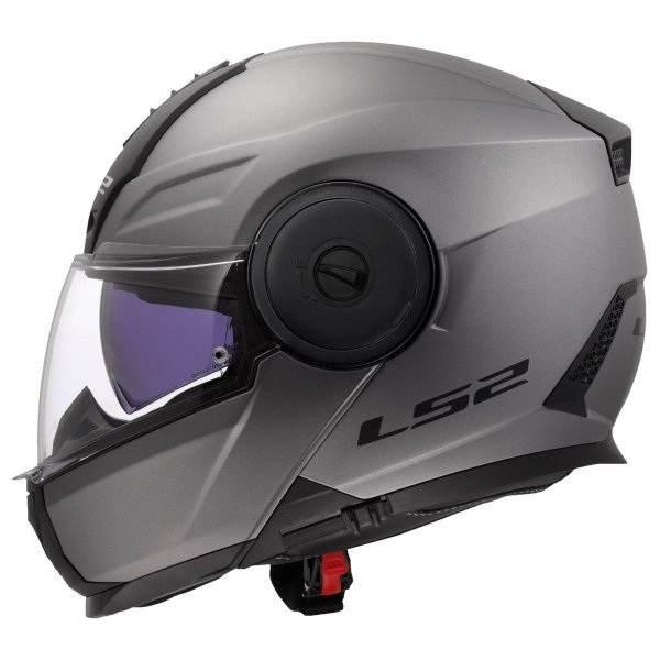 Kask Ls2 Ff902 Scope Ii Solid Titanium 3Xl Pnlck - zdjęcie 2