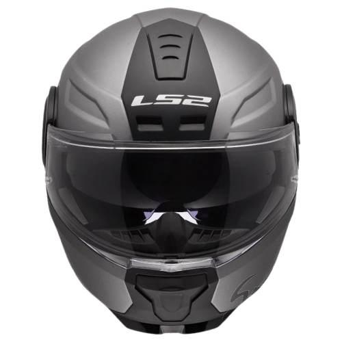 Kask Ls2 Ff902 Scope Ii Solid Titanium 3Xl Pnlck - zdjęcie 4