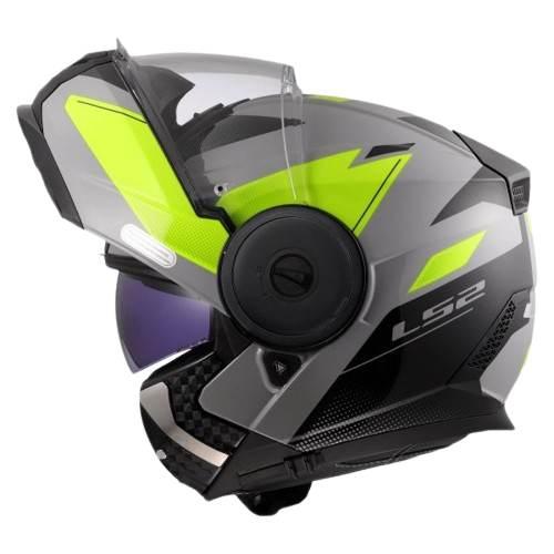 Kask Ls2 Ff902 Scope Ii Duria Grey H-V Xl Pnlck - zdjęcie 3