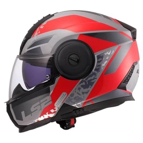 Kask Ls2 Ff902 Scope Ii Oxyd Grey Red-06 S Pnlck - zdjęcie 2