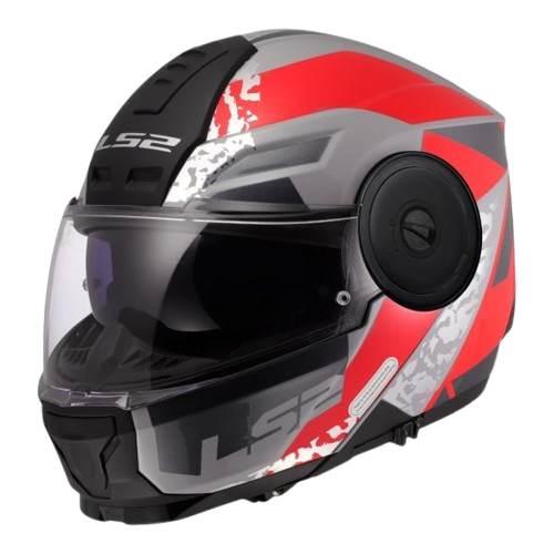 Kask Ls2 Ff902 Scope Ii Oxyd Grey Red-06 Xxl Pnlck