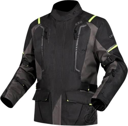 Kurtka Ls2 Narvik Man Grey Black H-V Yellow Xl
