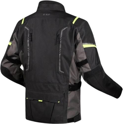 Kurtka Ls2 Narvik Man Grey Black H-V Yellow Xl - zdjęcie 2