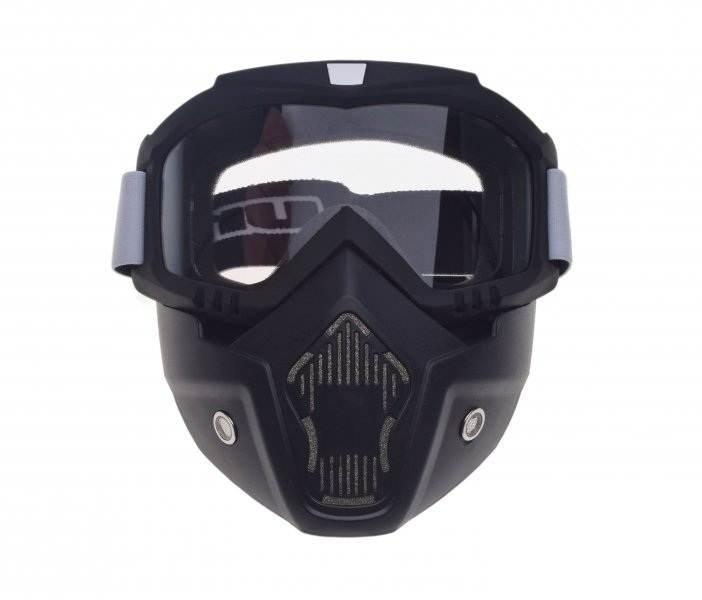 Gogle Czarne Z Maską Model No.6 Unit | AB361016A - zdjęcie 2
