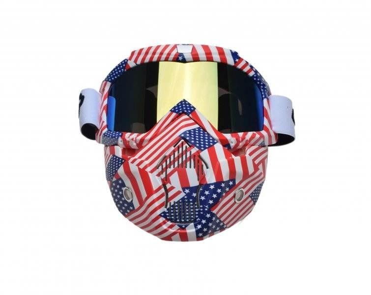 Gogle Z Maską Szyba Tęczowa Model No.02 655 Unit - zdjęcie 2