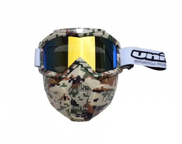 Gogle Z Maską Szyba Tęczowa Model No.02 655 Unit - zdjęcie 3