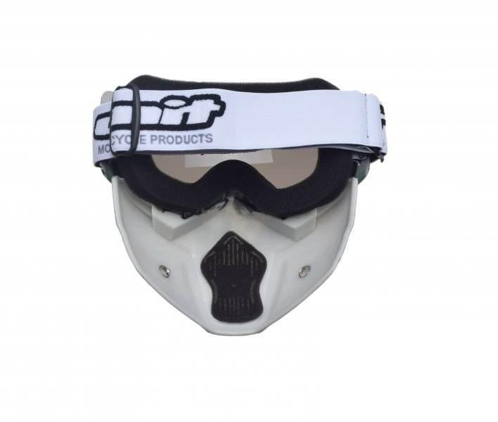 Gogle Z Maską Szyba Ciemna Model No.02 655 Unit - zdjęcie 3