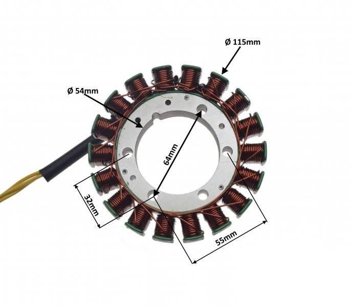 Stator 18 Cewek Do Honda Cbr900Rr 00-01 | AI22581 - zdjęcie 2