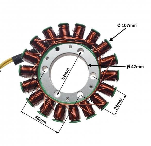 Stator 18 Cewek Do Honda Vfr800Fi 98-01 | AI22585 - zdjęcie 2
