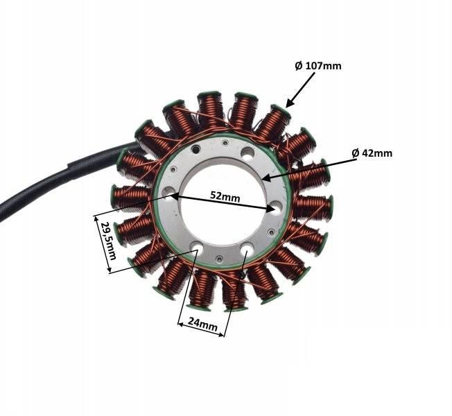 Stator 18 Cewek Do Honda Cbr1100Xx 99-03 - zdjęcie 2