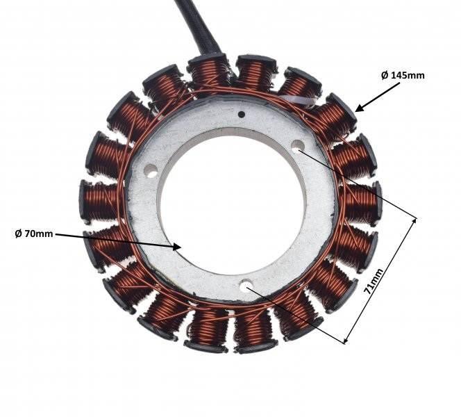 Stator 18 Cewek Do Polaris Scrambler 850 09-15 - zdjęcie 2
