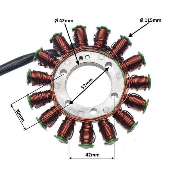 Stator 15 Cewek Do Honda Cbr 600Rr 07-12 - zdjęcie 2